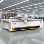 CNC Oscillating Knife Flatbed Cutting Machine with Spindle CCD Camera