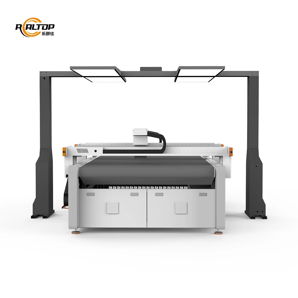 H87352f5def004d6dba3db32ac3d6ffc4f.webp Reatop Automatic CNC Knife Cutter for PU/Genuine Leather Ladies Bag Wallet - Image 1