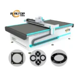 REALTOP CNC Vibrating Knife Cutting Machine for Rubber Gasket