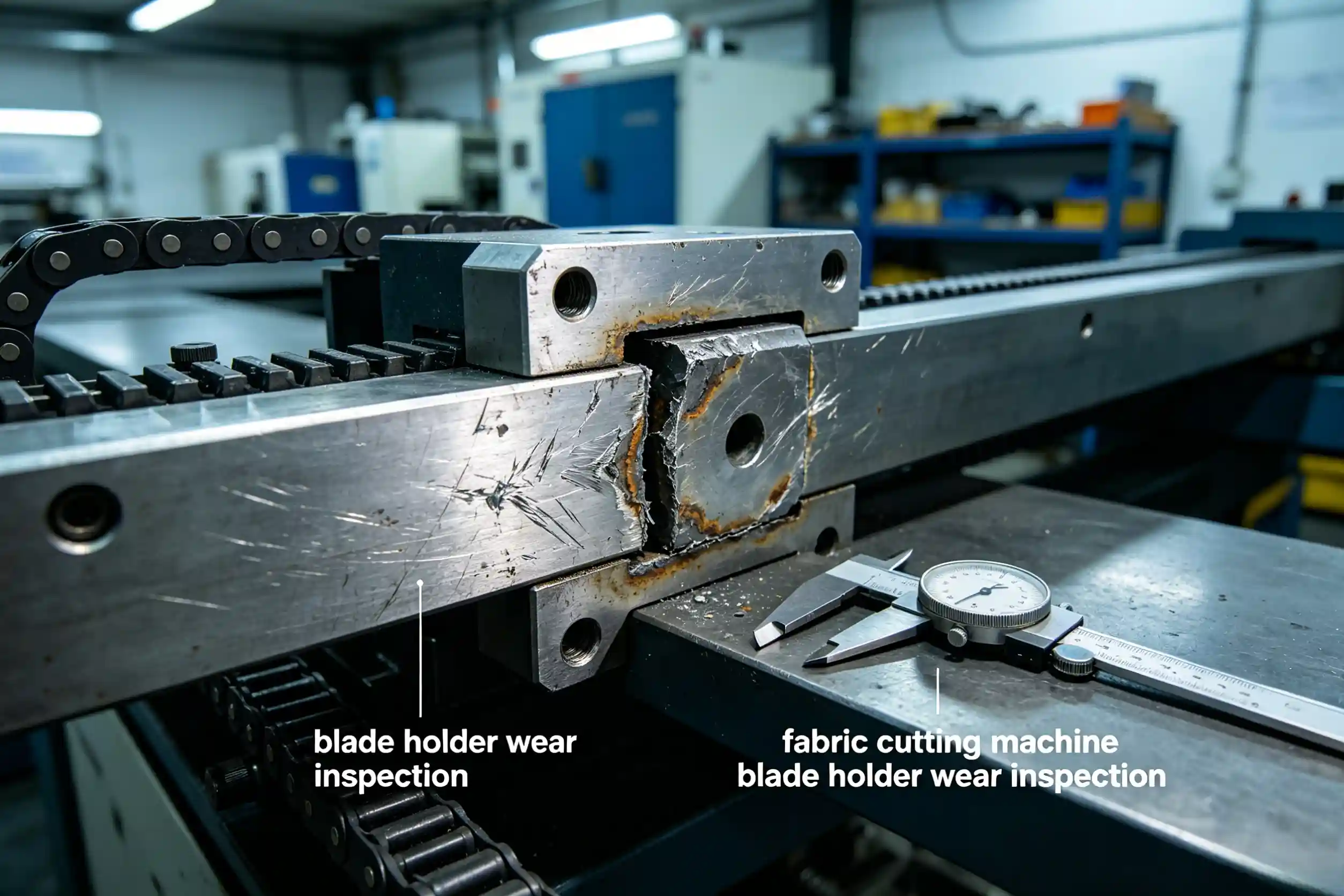 blade holder wear inspection