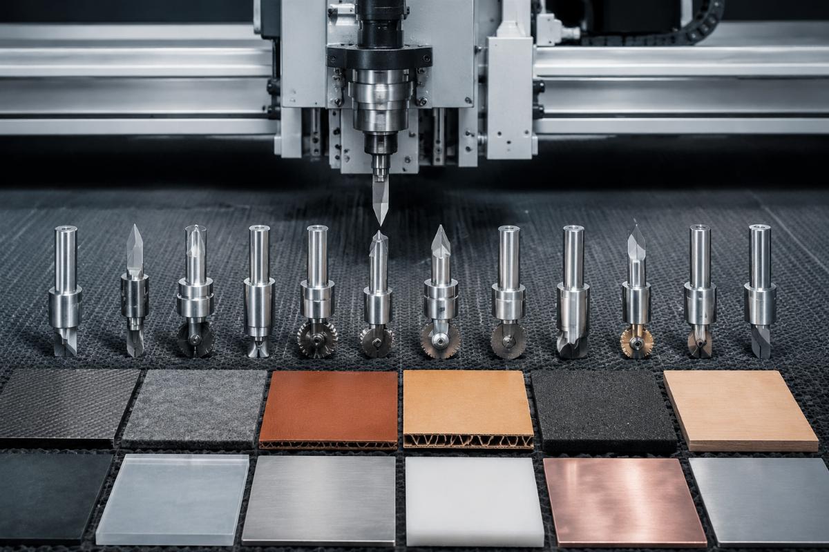 CNC digital cutter knives selection
