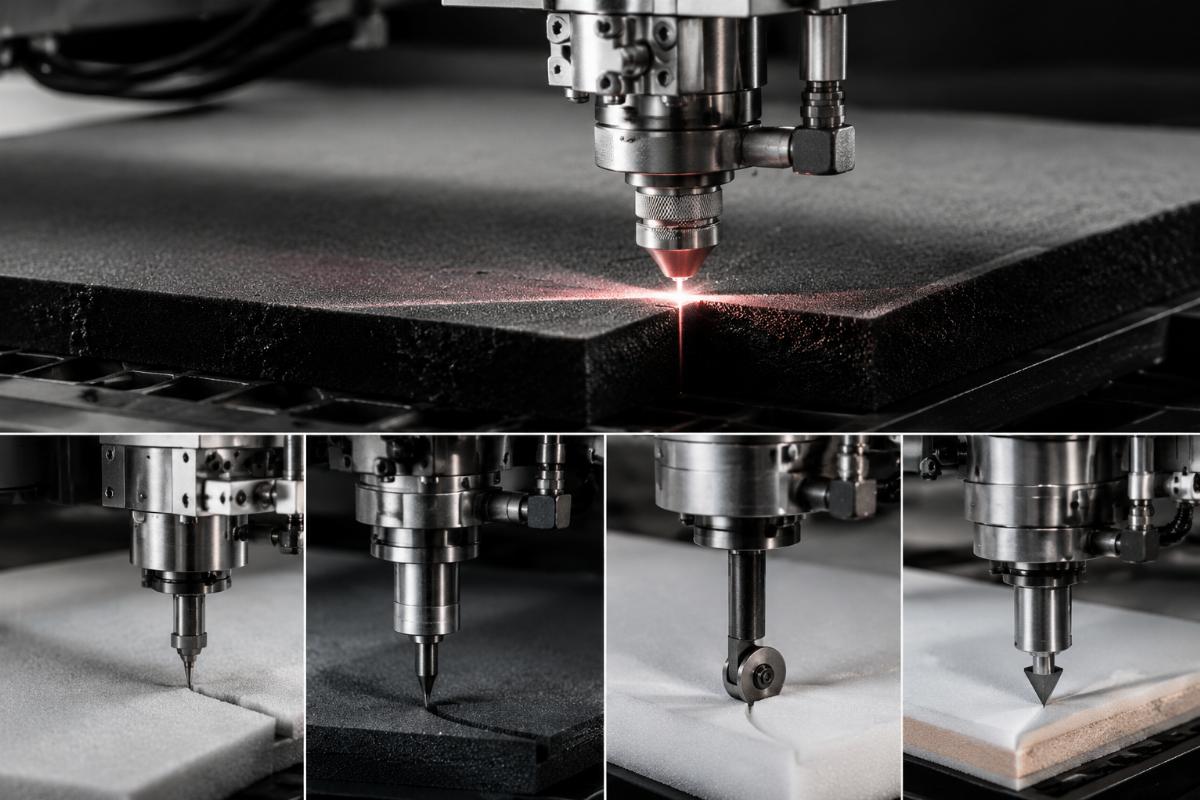 CNC cutting blade types for foam
