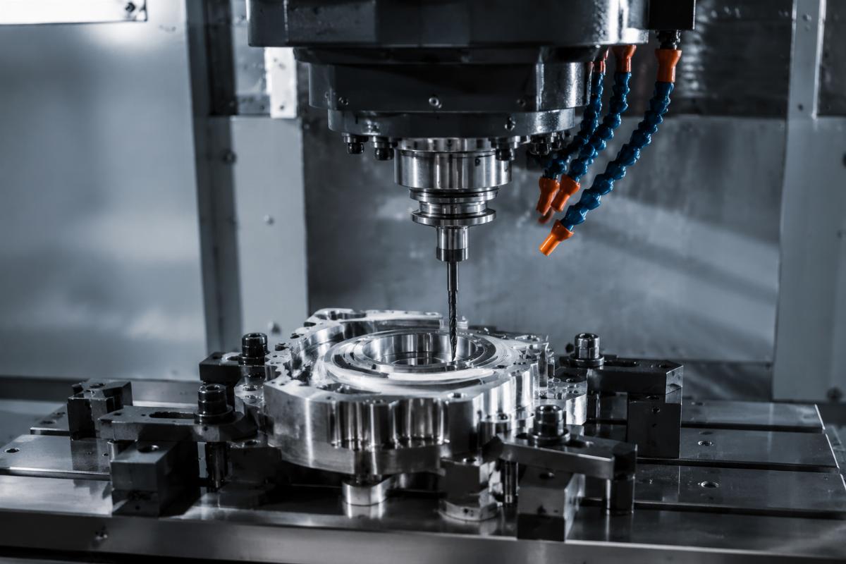 Industrial CNC milling machine for metal processing CNC milling machine example