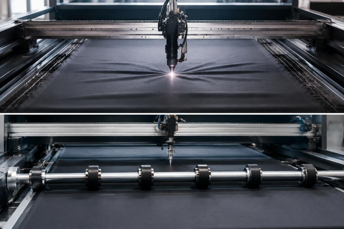 Fixing system comparison for elastic fabrics