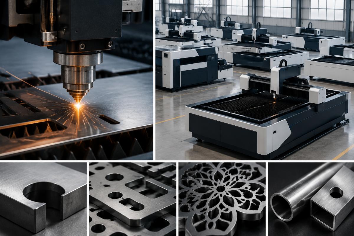 Certification badges and product range overview for qualified CNC cutting machine manufacturers